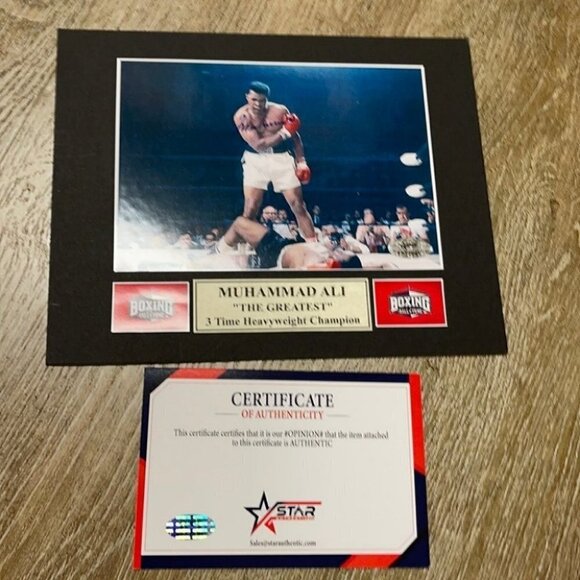 Muhammad Ali autographed photo - Picture 1 of 1